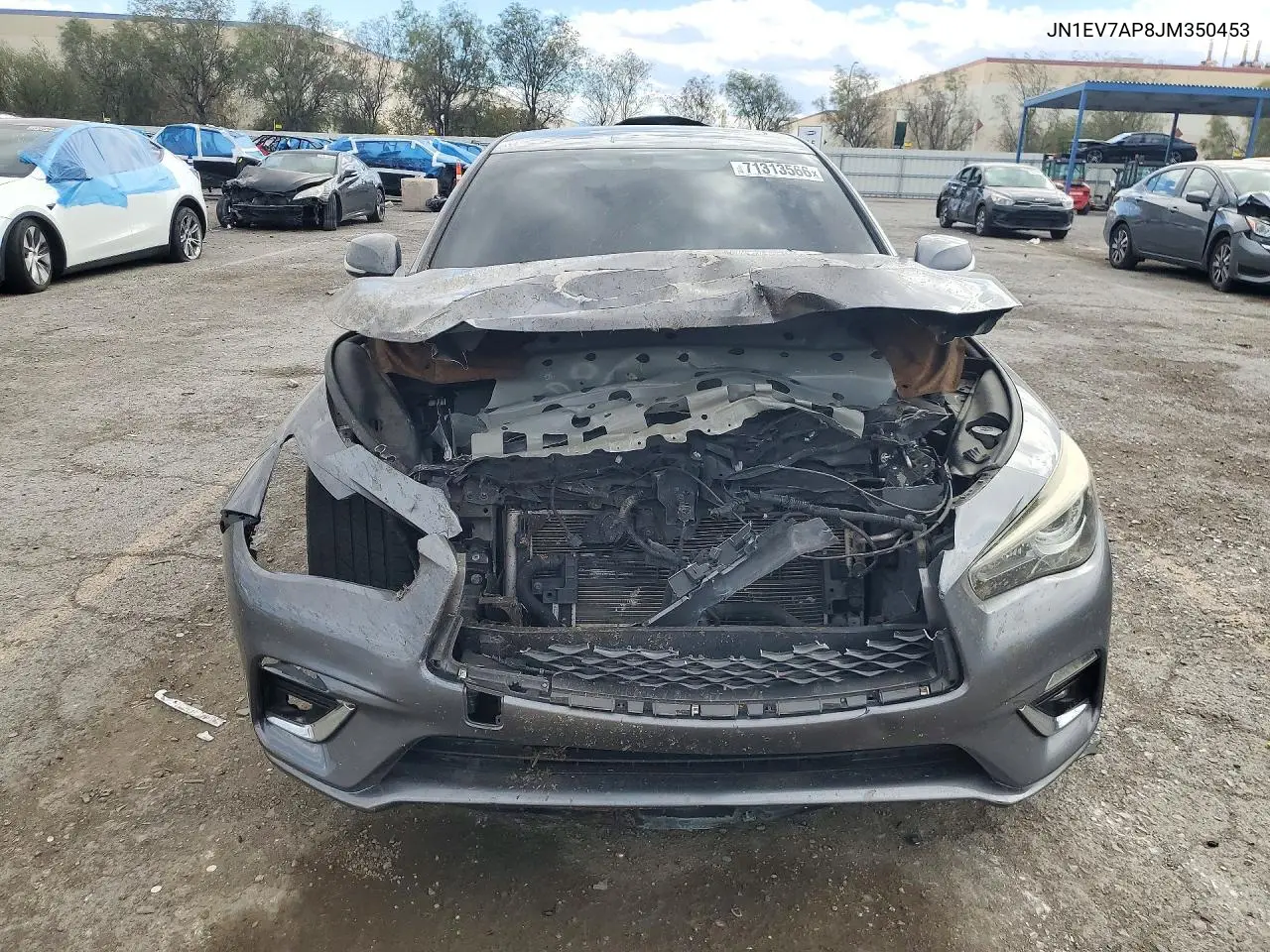 2018 INFINITI Q50 VIN JN1EV7AP8JM350453 — фото 5