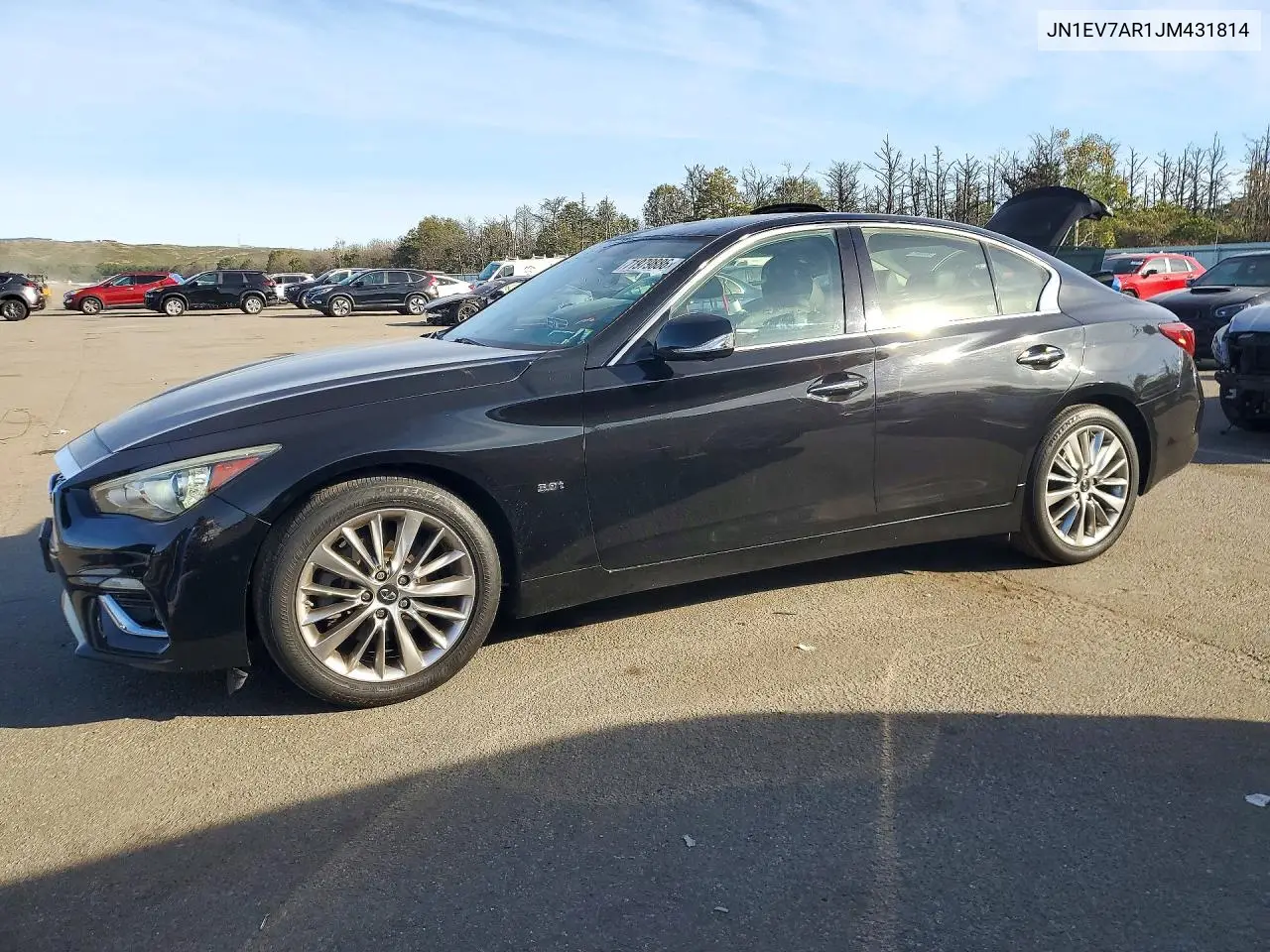 INFINITI Q50 2018, VIN JN1EV7AR1JM431814