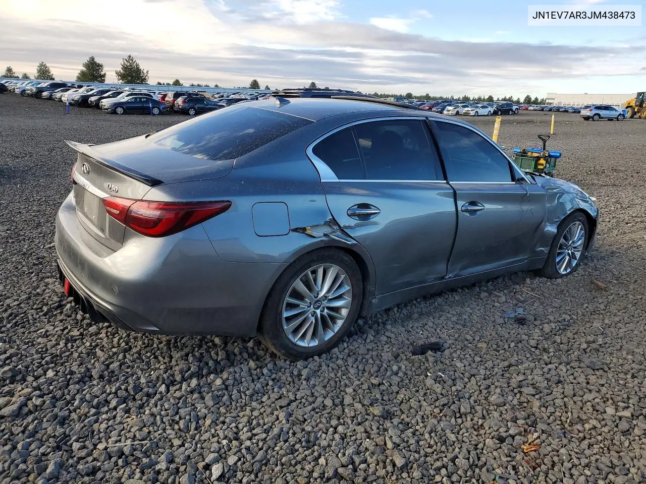 2018 INFINITI Q50 VIN JN1EV7AR3JM438473 — фото 3