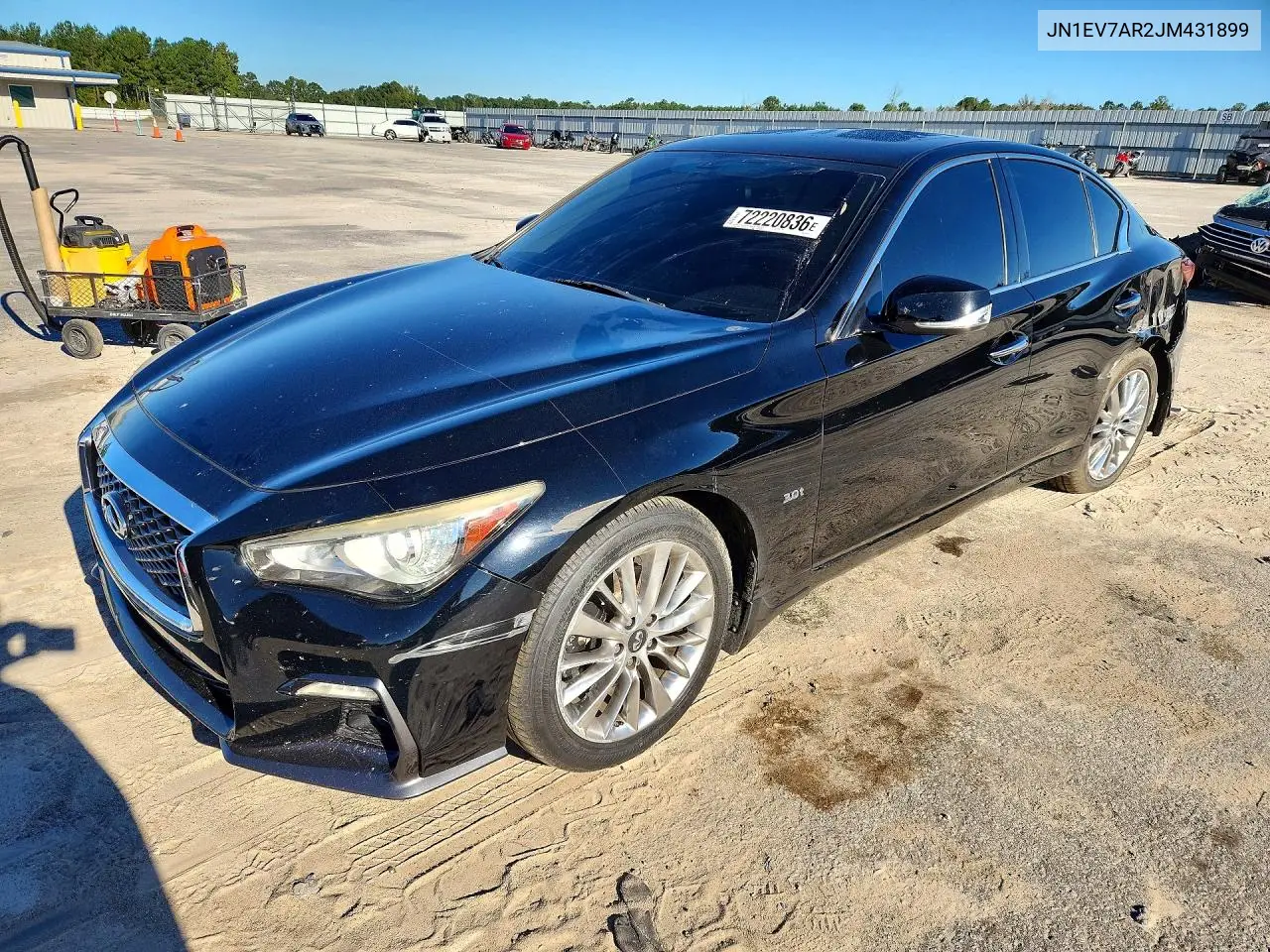 INFINITI Q50 2018, VIN JN1EV7AR2JM431899
