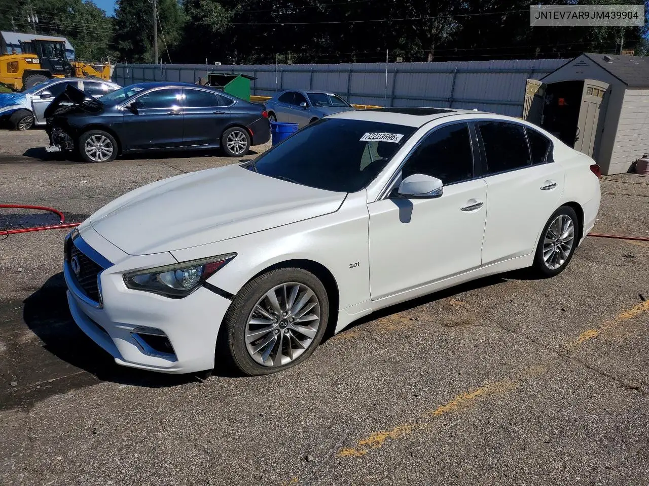 INFINITI Q50 2018, VIN JN1EV7AR9JM439904