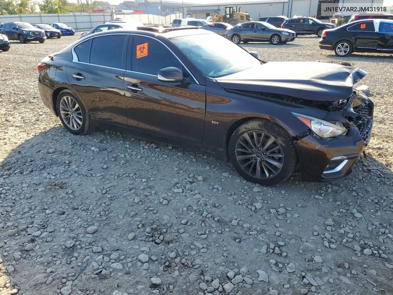 2018 INFINITI Q50 VIN JN1EV7AR2JM431918 — фото 4