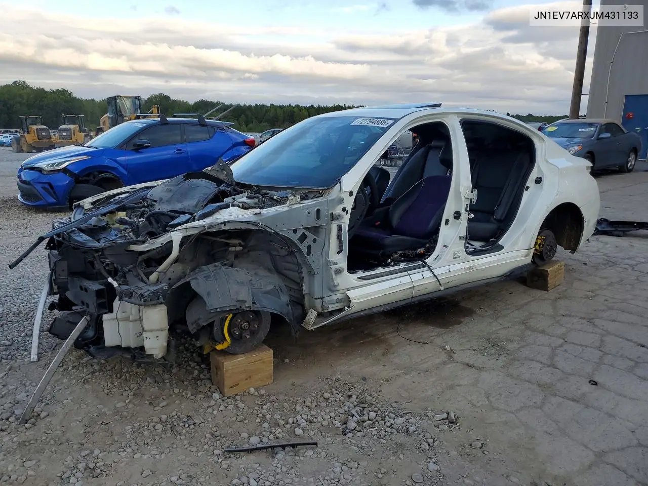 INFINITI Q50 2018, VIN JN1EV7ARXJM431133