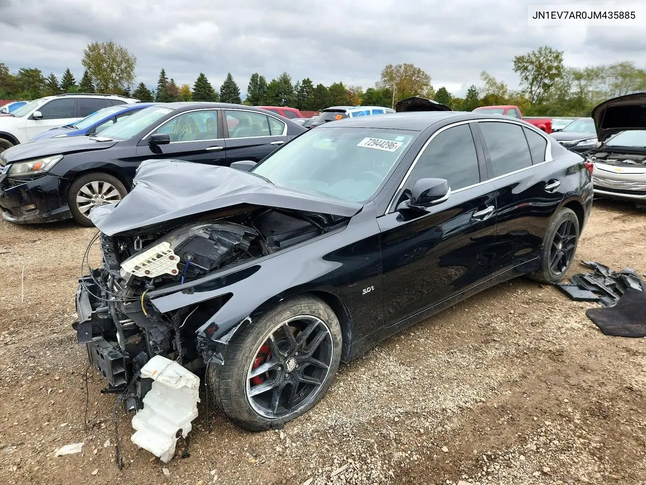 INFINITI Q50 2018, VIN JN1EV7AR0JM435885