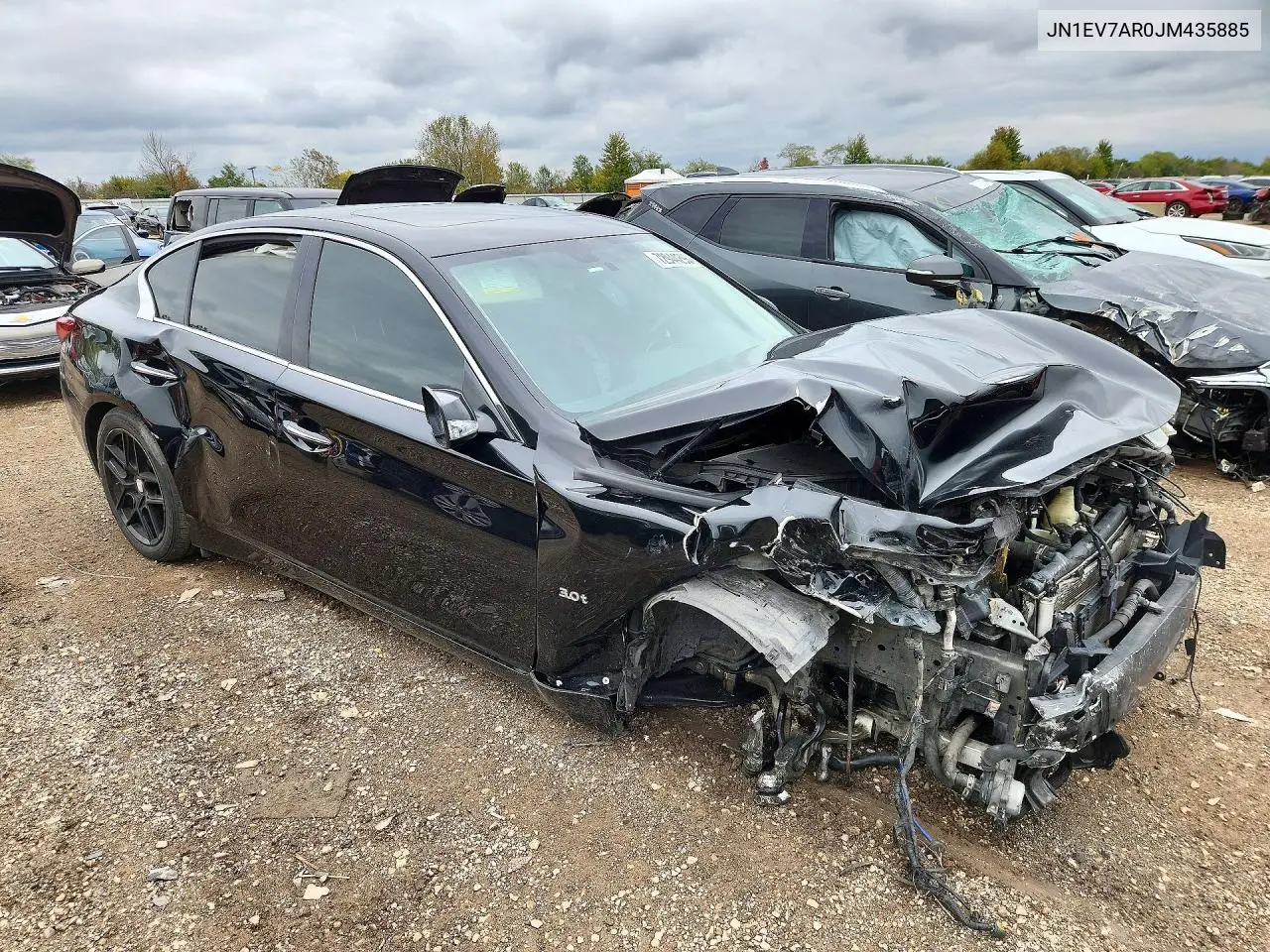 2018 INFINITI Q50 VIN JN1EV7AR0JM435885 — фото 4