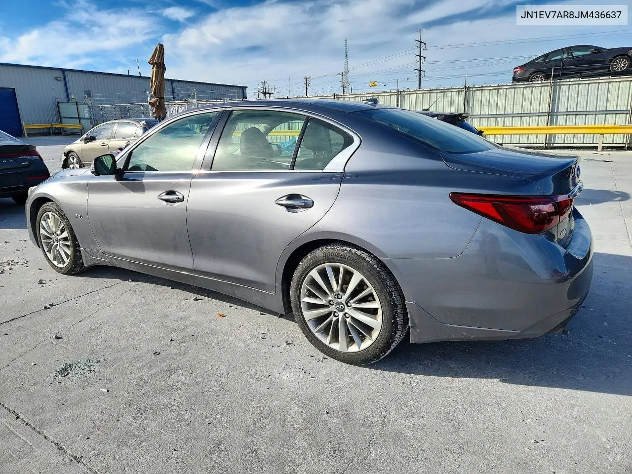 2018 INFINITI Q50 VIN JN1EV7AR8JM436637 — фото 2