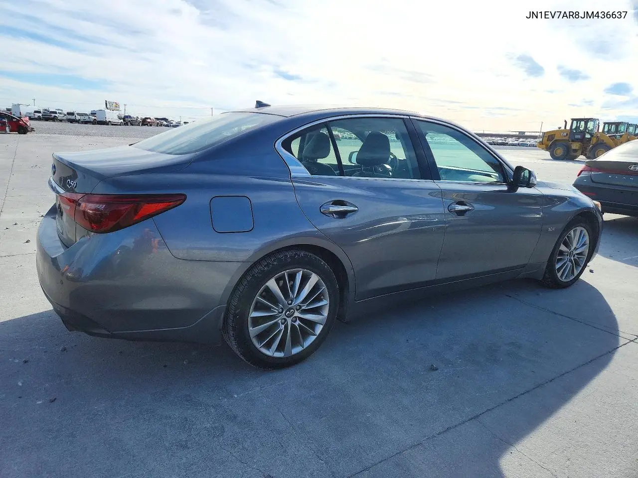 2018 INFINITI Q50 VIN JN1EV7AR8JM436637 — фото 3