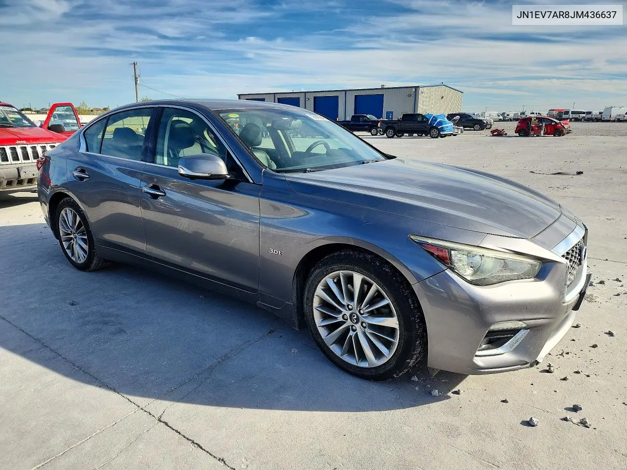2018 INFINITI Q50 VIN JN1EV7AR8JM436637 — фото 4
