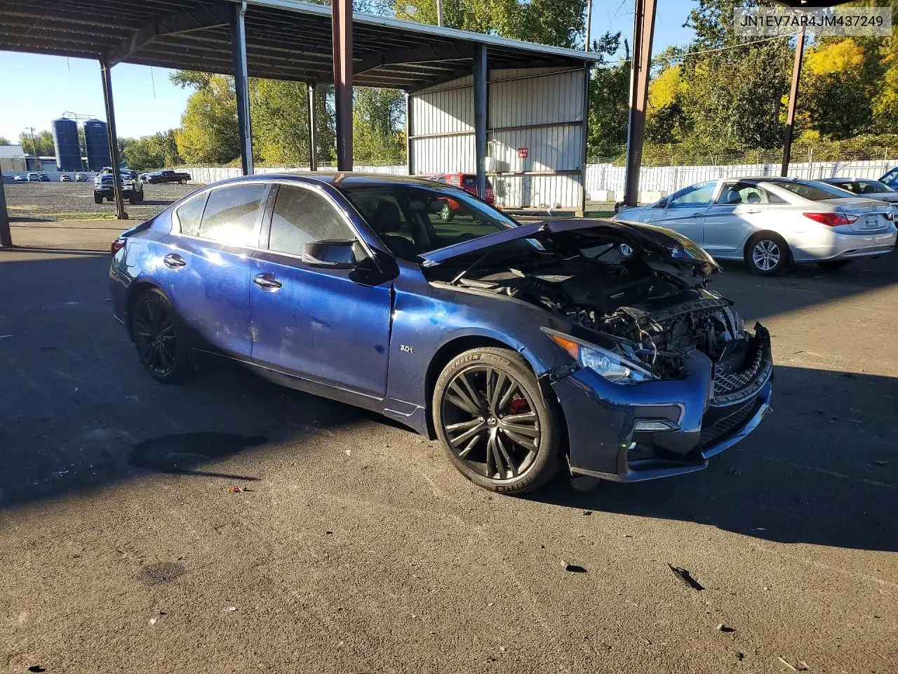 2018 INFINITI Q50 VIN JN1EV7AR4JM437249 — фото 4
