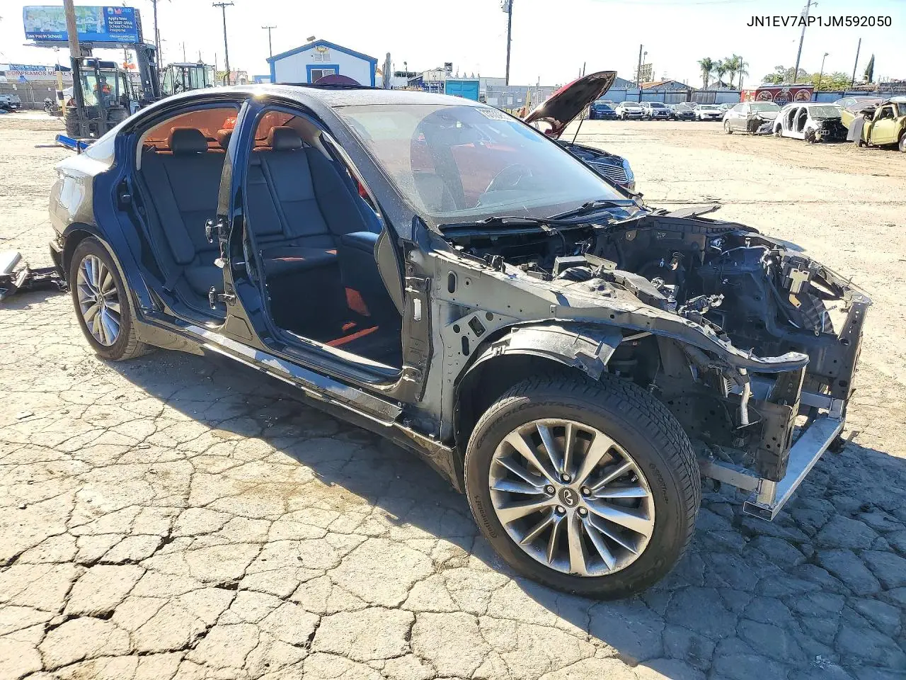 2018 INFINITI Q50 VIN JN1EV7AP1JM592050 — фото 4