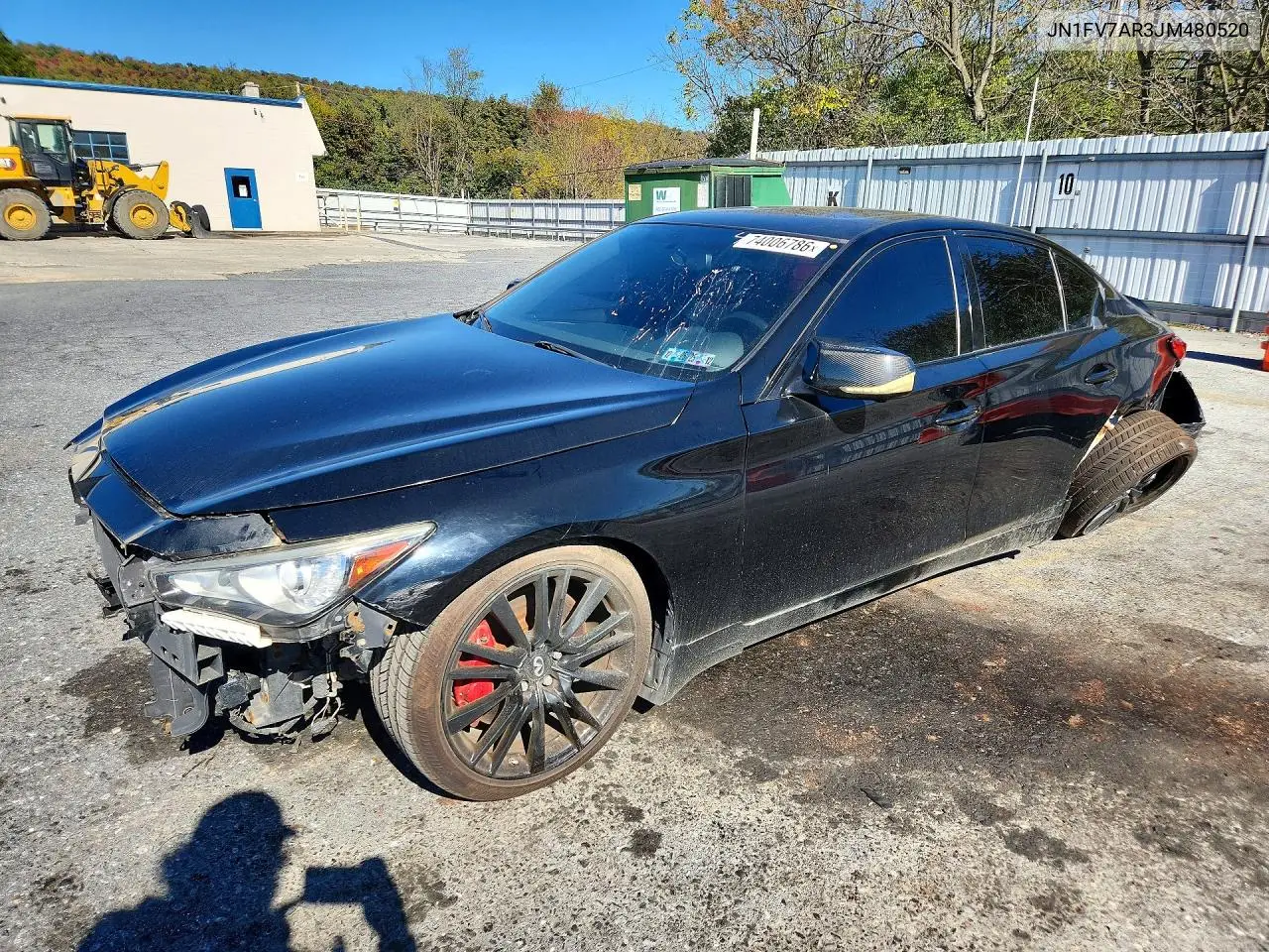 INFINITI Q50 2018, VIN JN1FV7AR3JM480520
