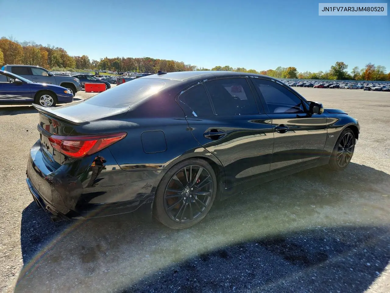 2018 INFINITI Q50 VIN JN1FV7AR3JM480520 — фото 3