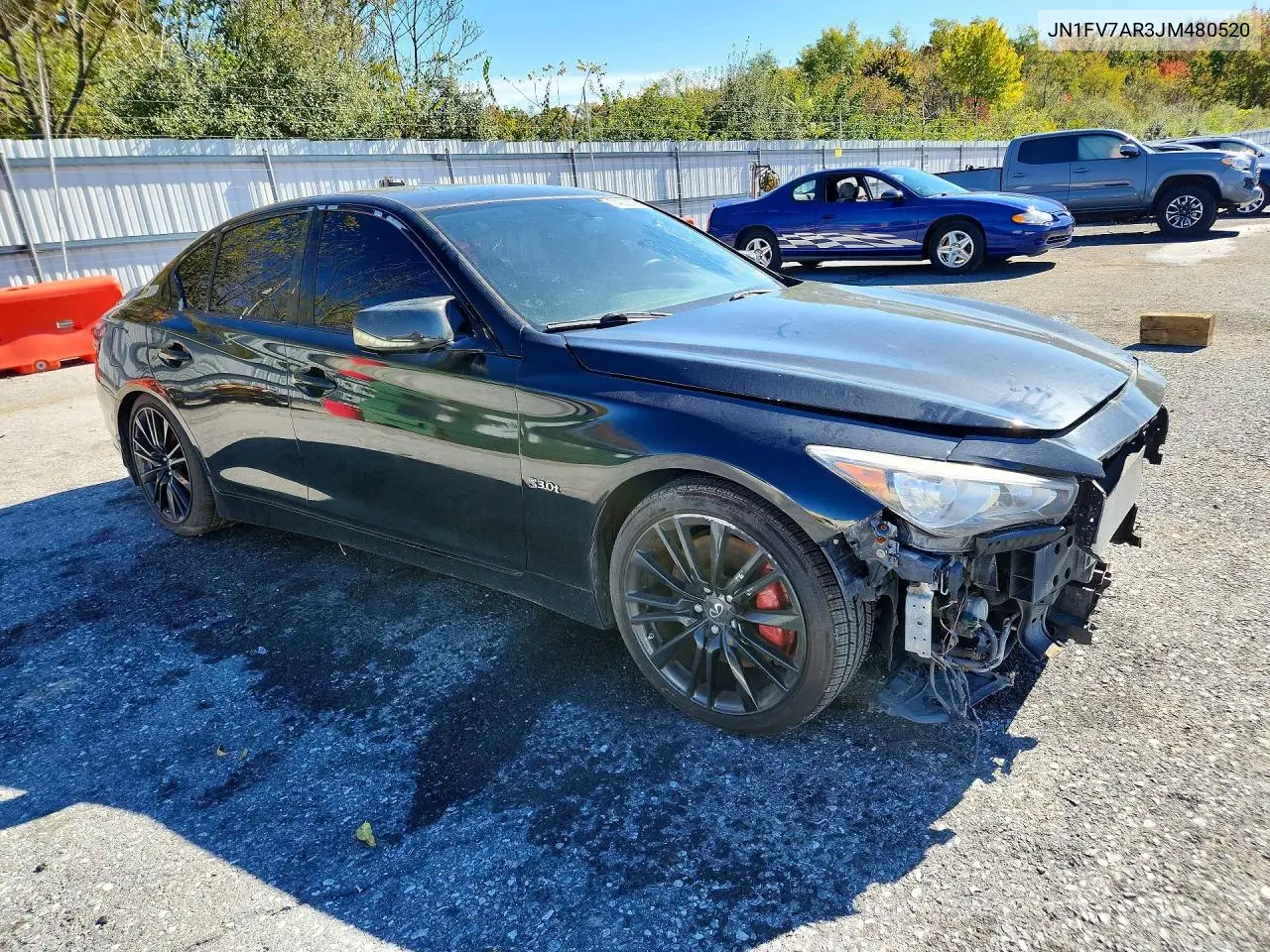 2018 INFINITI Q50 VIN JN1FV7AR3JM480520 — фото 4
