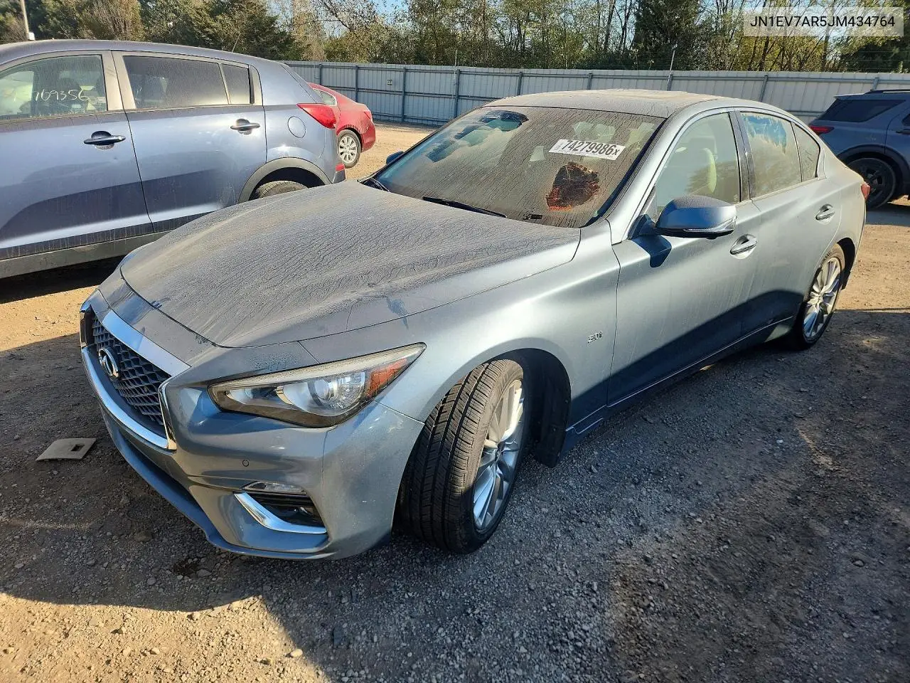INFINITI Q50 2018, VIN JN1EV7AR5JM434764