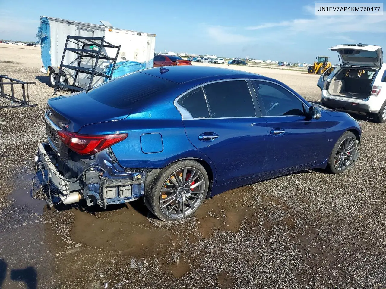 2019 INFINITI Q50 VIN JN1FV7AP4KM760477 — фото 3