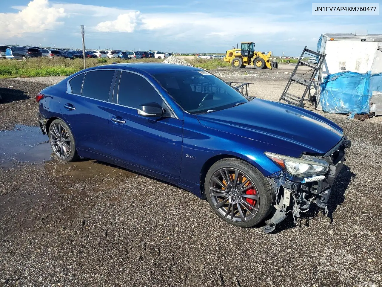 2019 INFINITI Q50 VIN JN1FV7AP4KM760477 — фото 4