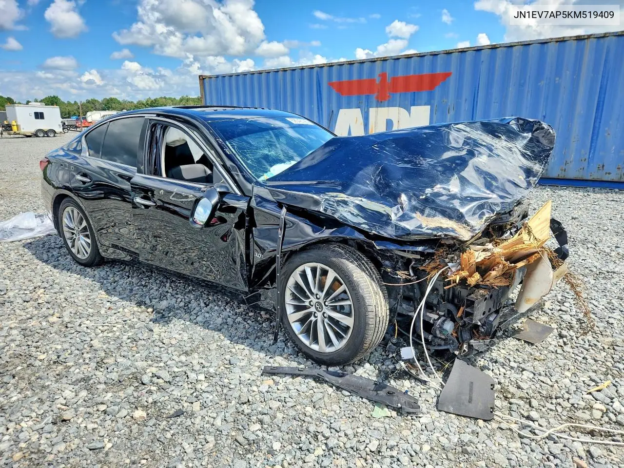 2019 INFINITI Q50 VIN JN1EV7AP5KM519409 — фото 4