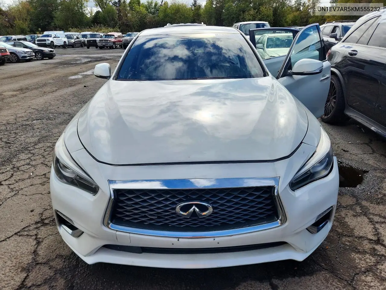 2019 INFINITI Q50 VIN JN1EV7AR5KM555232 — фото 5
