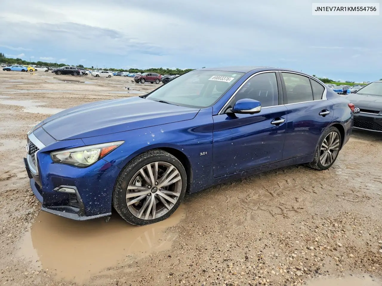 INFINITI Q50 2019, VIN JN1EV7AR1KM554756