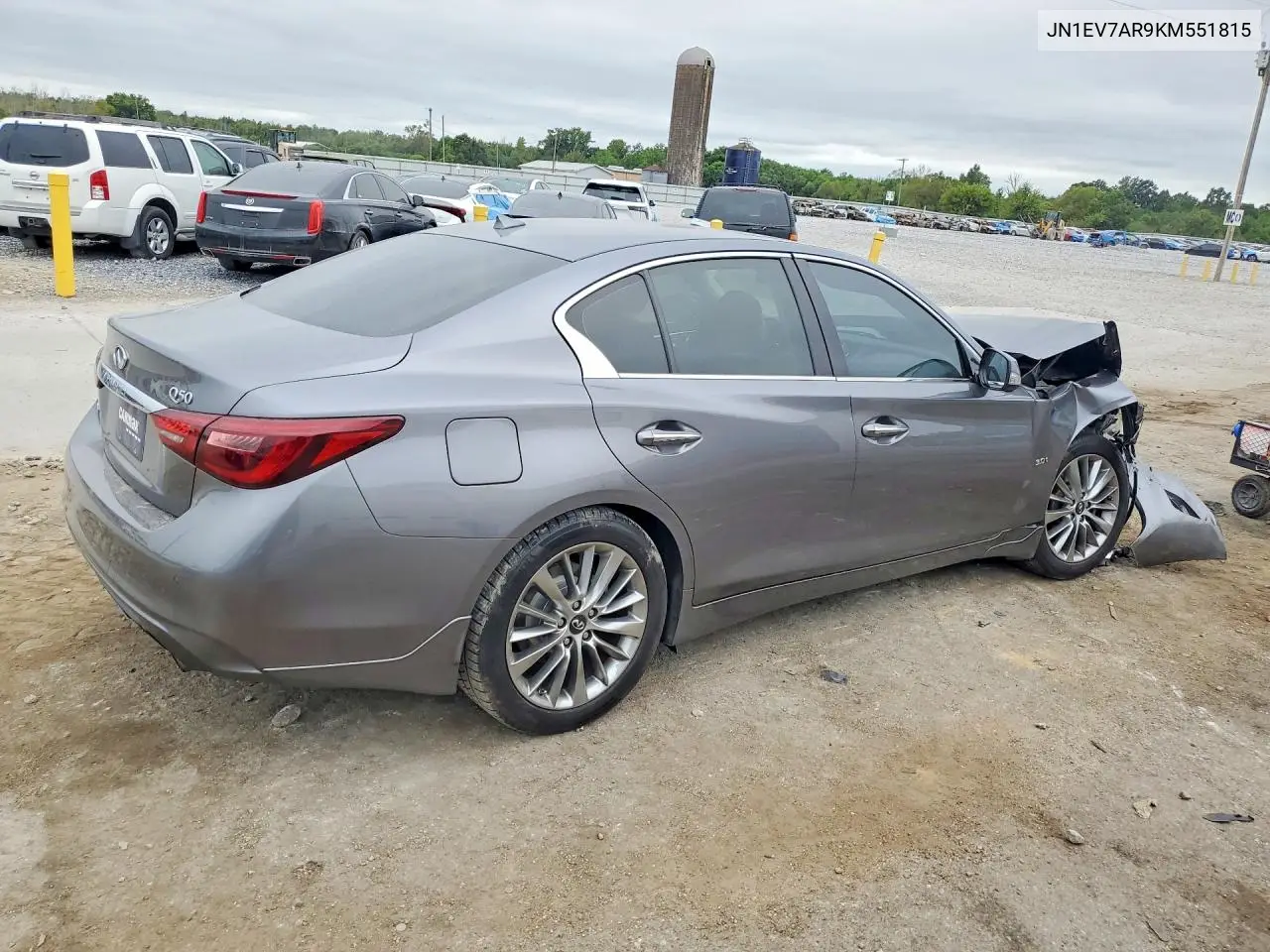 2019 INFINITI Q50 VIN JN1EV7AR9KM551815 — фото 3