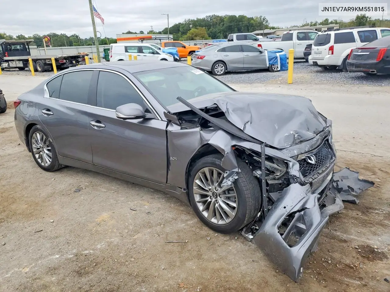 2019 INFINITI Q50 VIN JN1EV7AR9KM551815 — фото 4