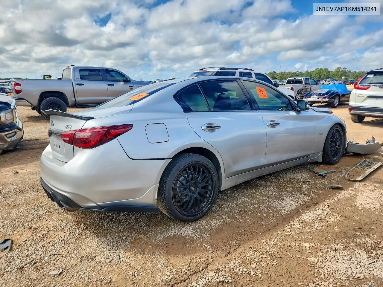 2019 INFINITI Q50 VIN JN1EV7AP1KM514241 — фото 3
