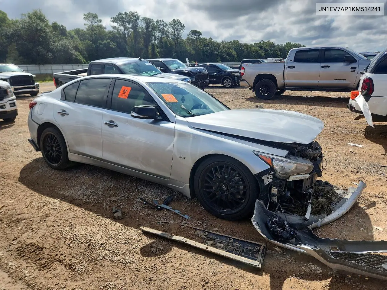 2019 INFINITI Q50 VIN JN1EV7AP1KM514241 — фото 4
