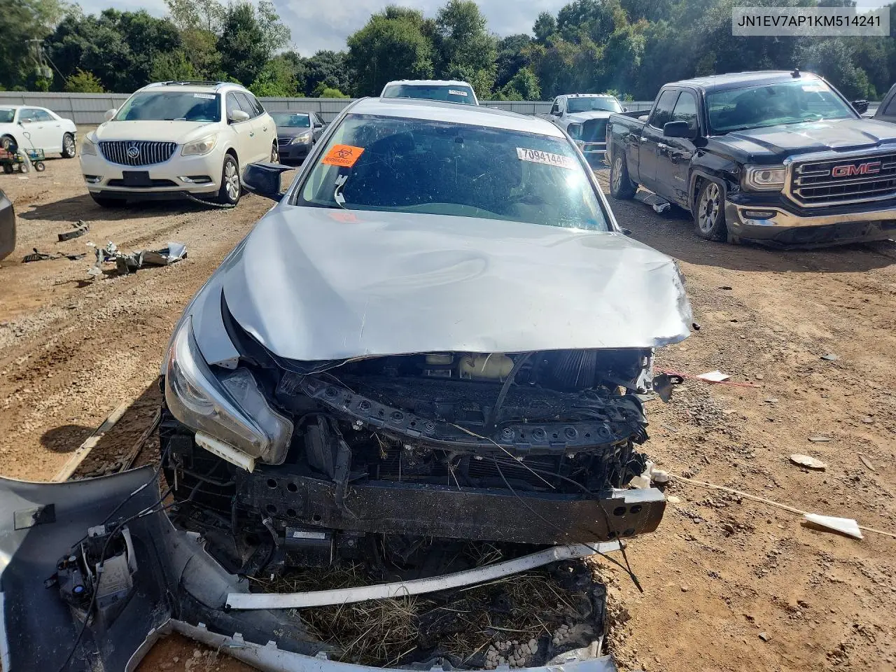 2019 INFINITI Q50 VIN JN1EV7AP1KM514241 — фото 5