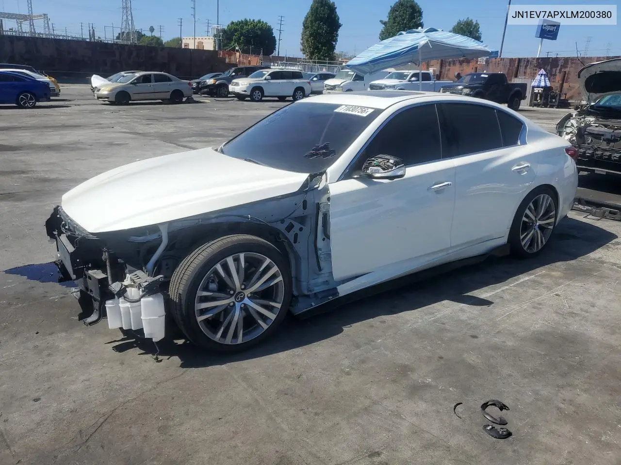 INFINITI Q50 2020, VIN JN1EV7APXLM200380