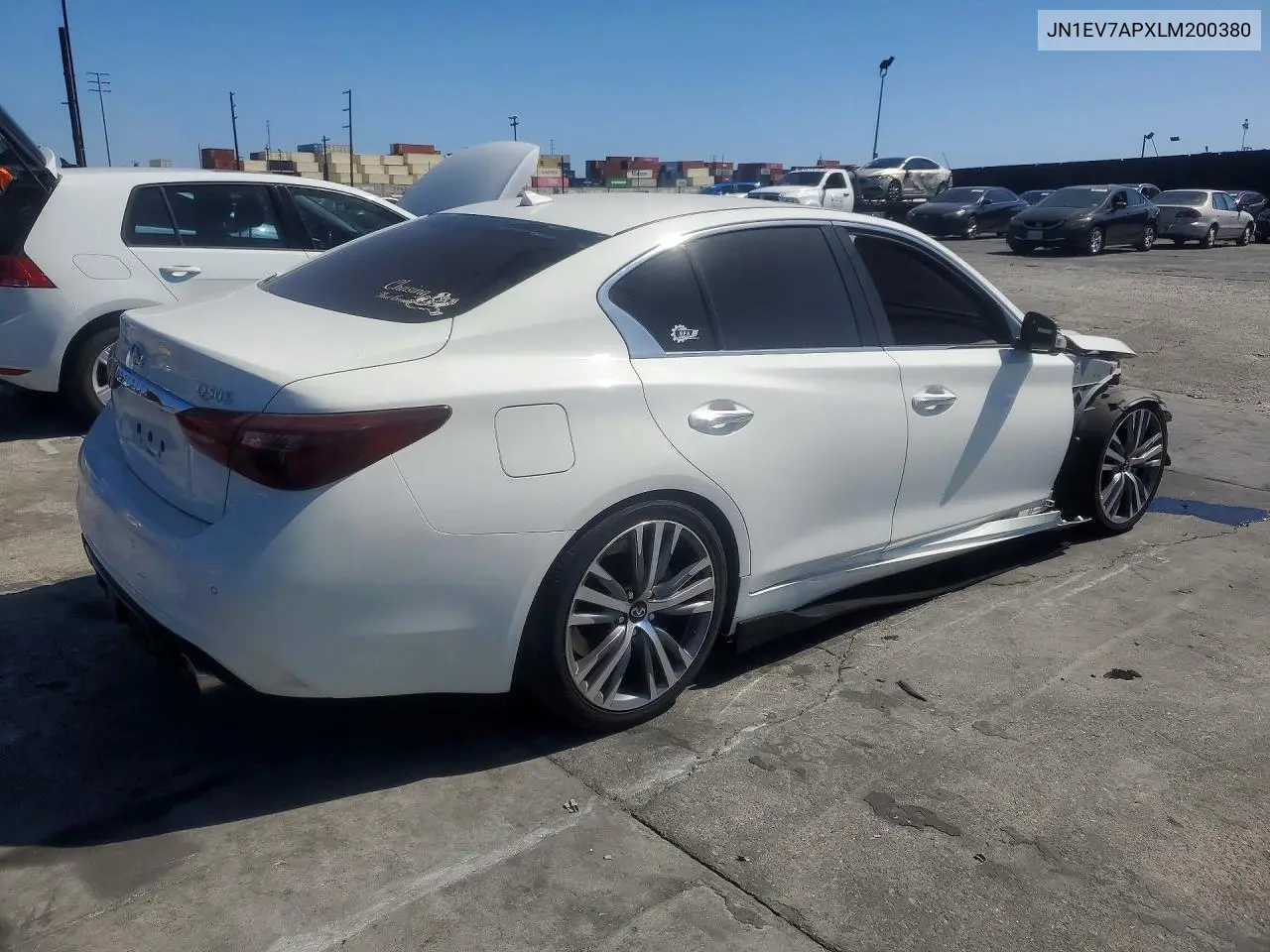 2020 INFINITI Q50 VIN JN1EV7APXLM200380 — фото 3