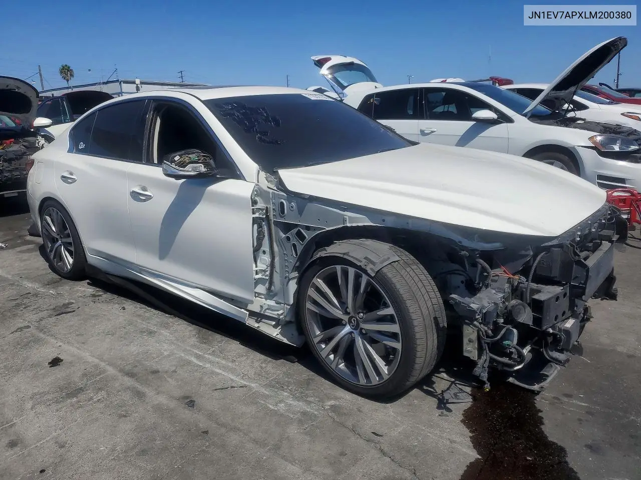 2020 INFINITI Q50 VIN JN1EV7APXLM200380 — фото 4