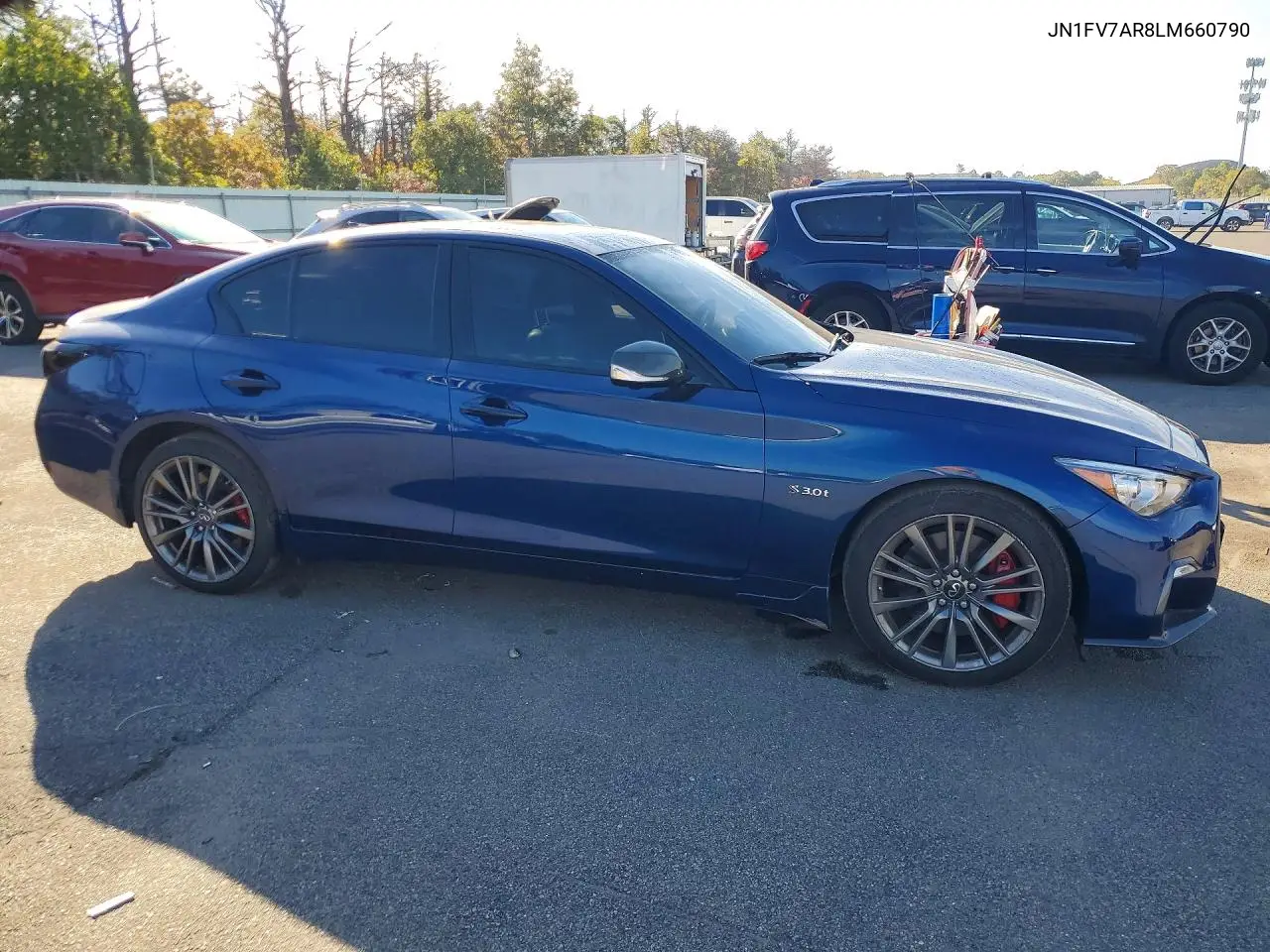 2020 INFINITI Q50 VIN JN1FV7AR8LM660790 — фото 4