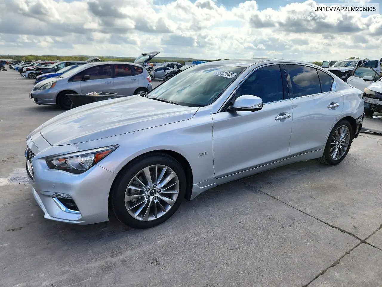 INFINITI Q50 2020, VIN JN1EV7AP2LM206805