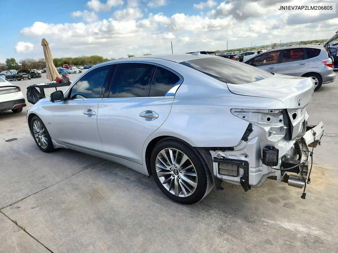2020 INFINITI Q50 VIN JN1EV7AP2LM206805 — фото 2