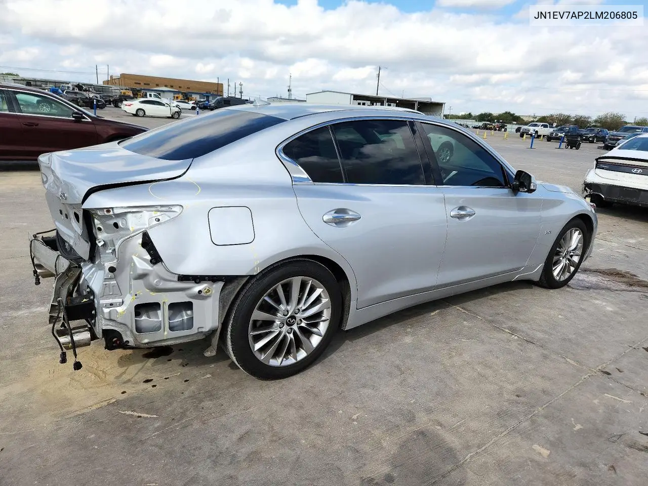 2020 INFINITI Q50 VIN JN1EV7AP2LM206805 — фото 3