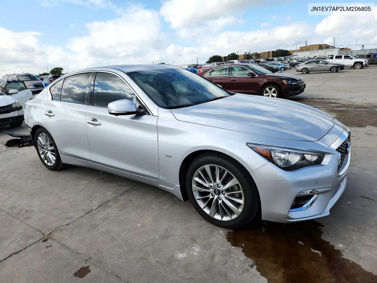 2020 INFINITI Q50 VIN JN1EV7AP2LM206805 — фото 4