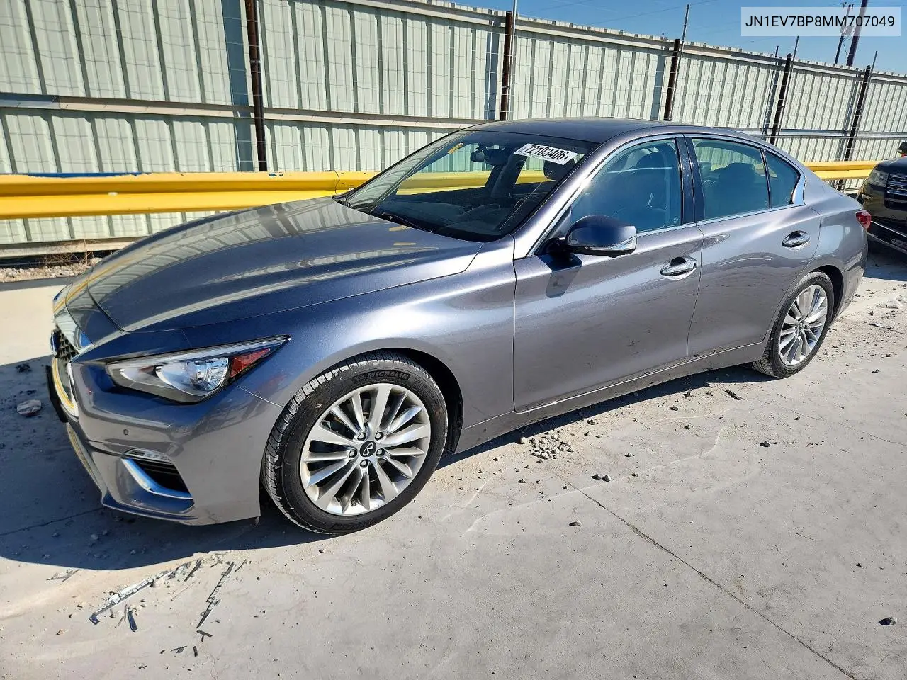INFINITI Q50 2021, VIN JN1EV7BP8MM707049