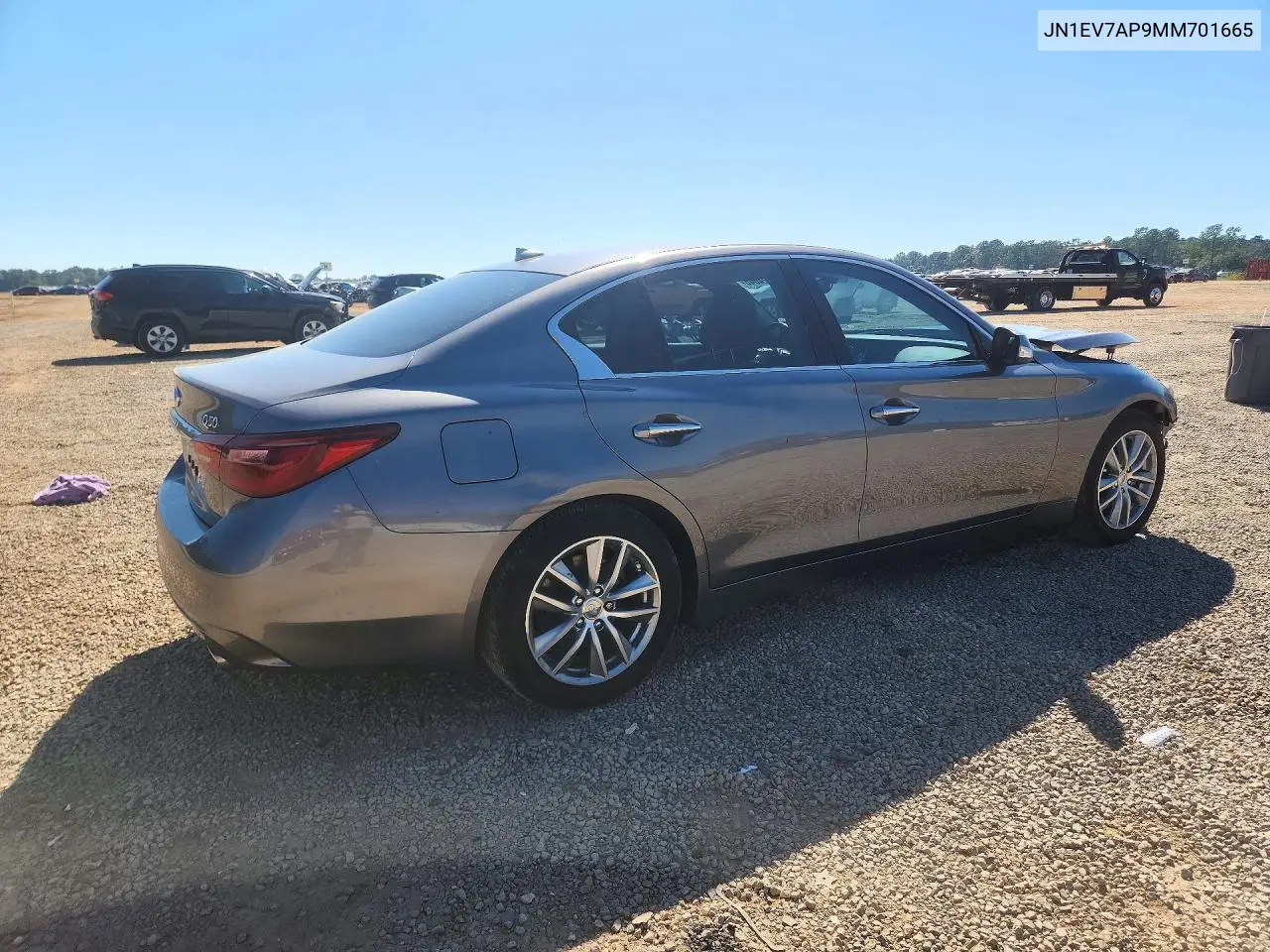 2021 INFINITI Q50 VIN JN1EV7AP9MM701665 — фото 3