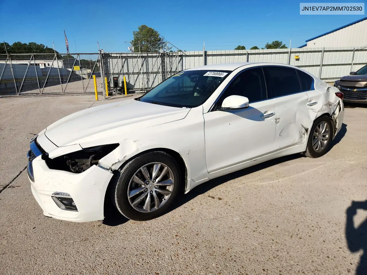 INFINITI Q50 2021, VIN JN1EV7AP2MM702530