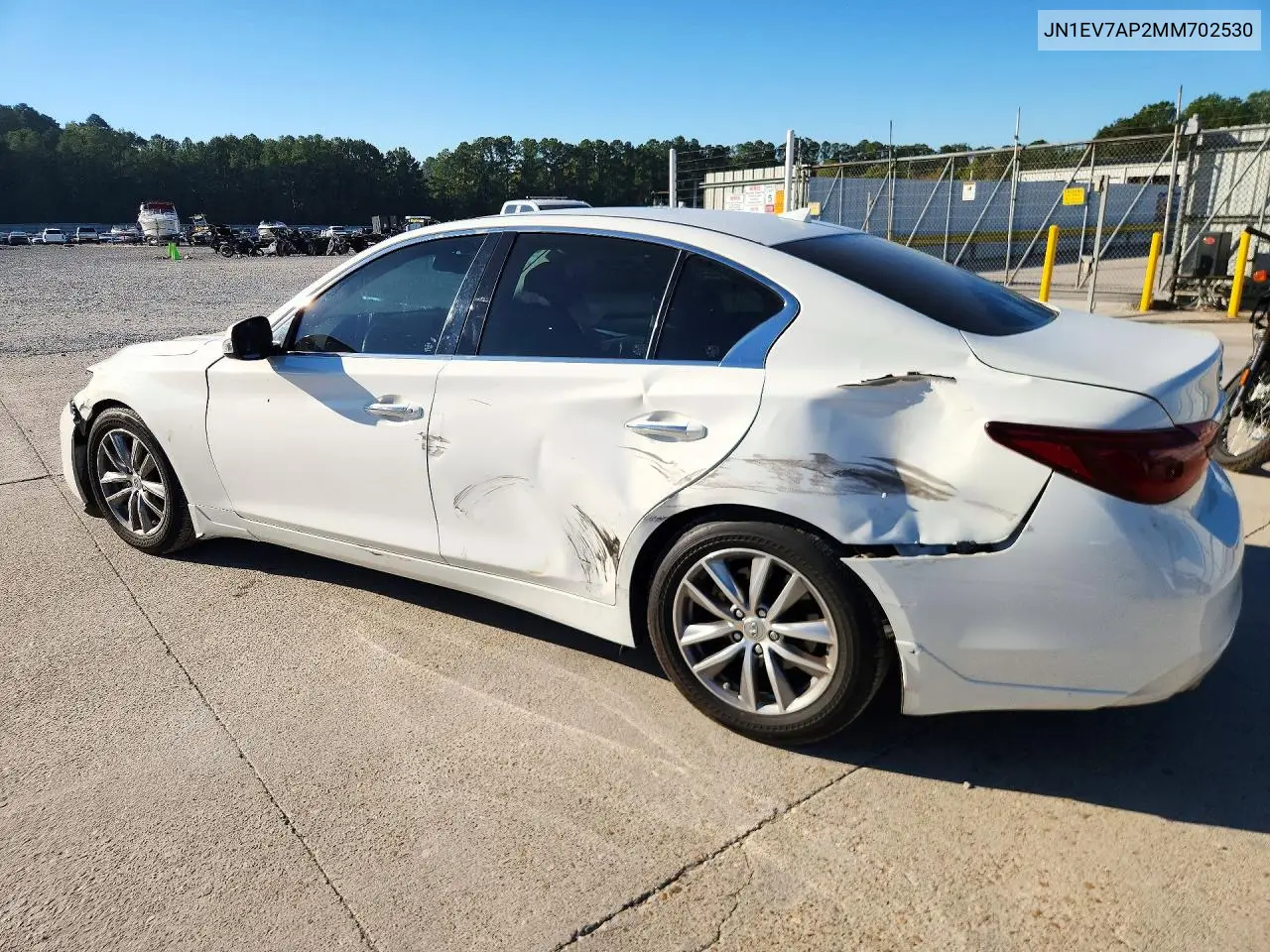 2021 INFINITI Q50 VIN JN1EV7AP2MM702530 — фото 2