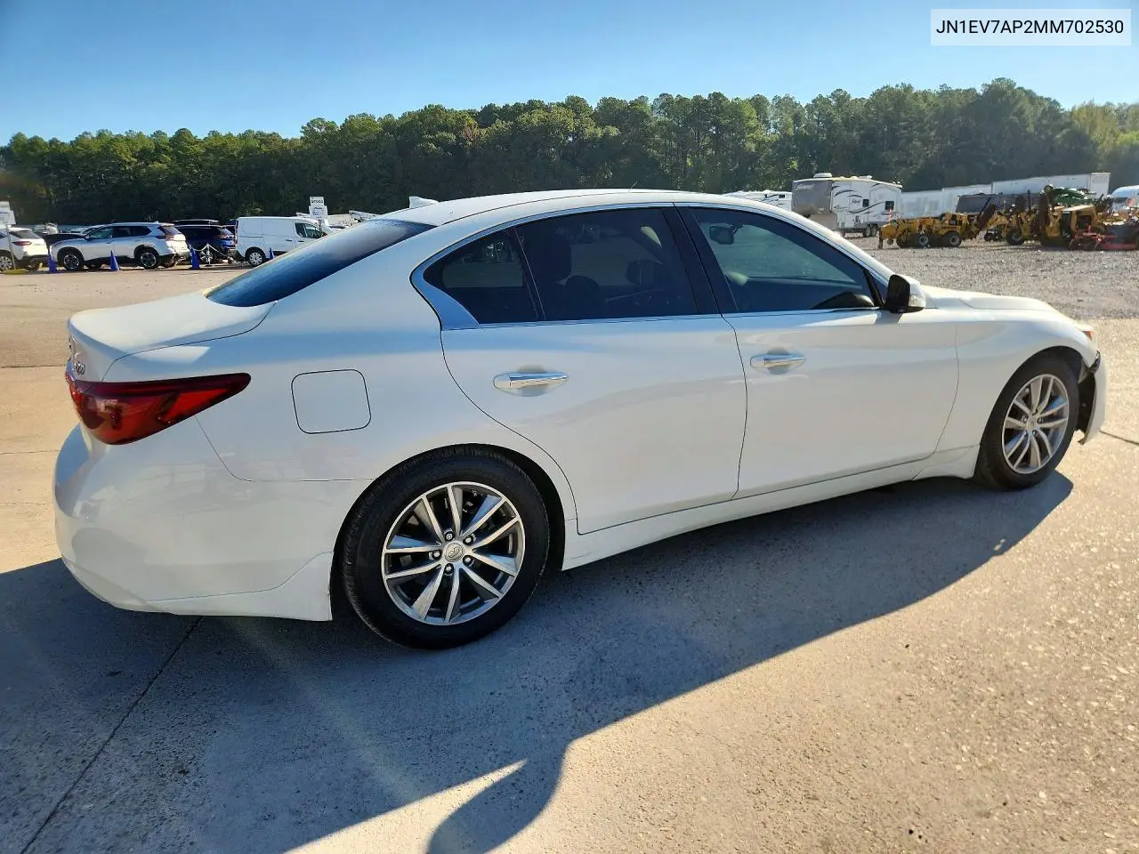 2021 INFINITI Q50 VIN JN1EV7AP2MM702530 — фото 3
