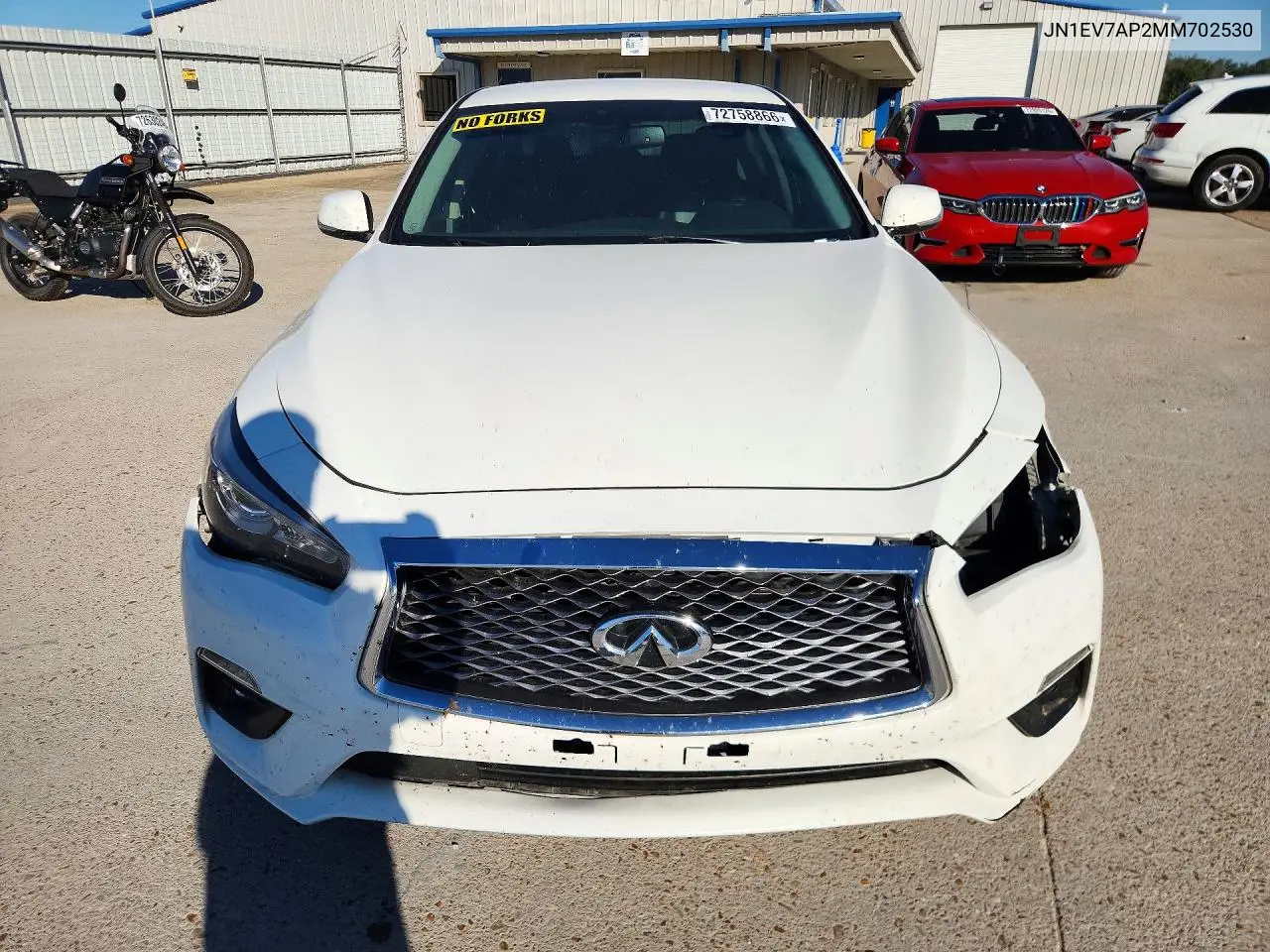 2021 INFINITI Q50 VIN JN1EV7AP2MM702530 — фото 5