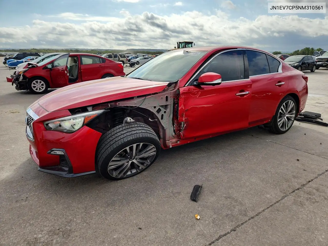 INFINITI Q50 2022, VIN JN1EV7CP5NM310561