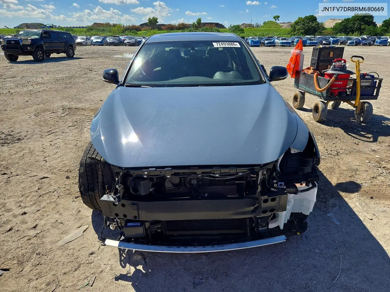 2024 INFINITI Q50 VIN JN1FV7DR8RM680669 — фото 5