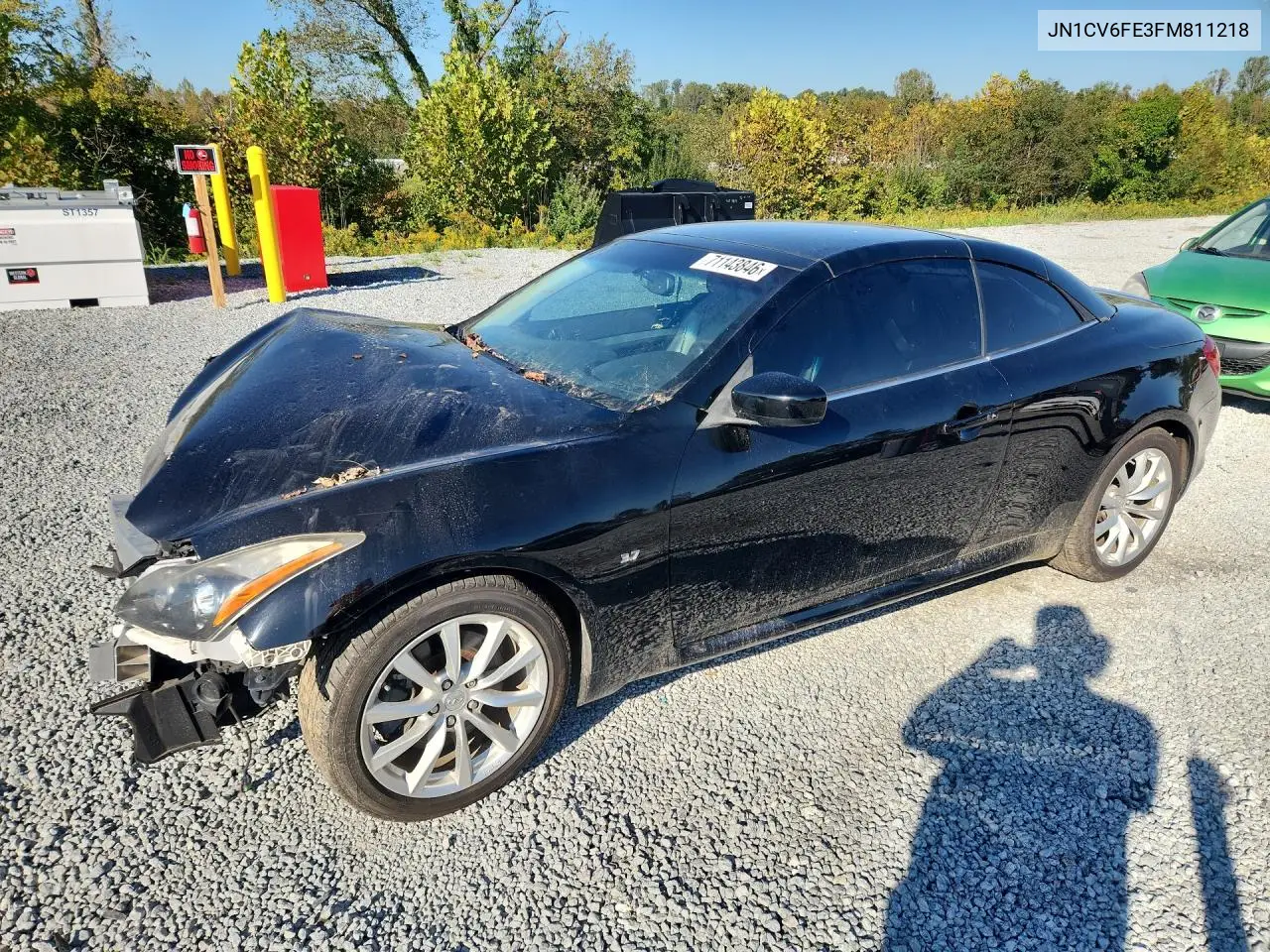 INFINITI Q60 2015, VIN JN1CV6FE3FM811218