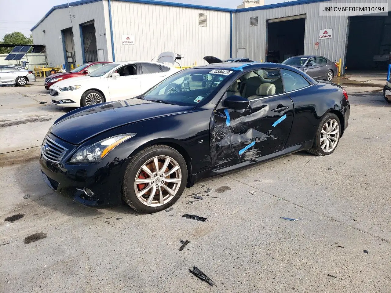 INFINITI Q60 2015, VIN JN1CV6FE0FM810494