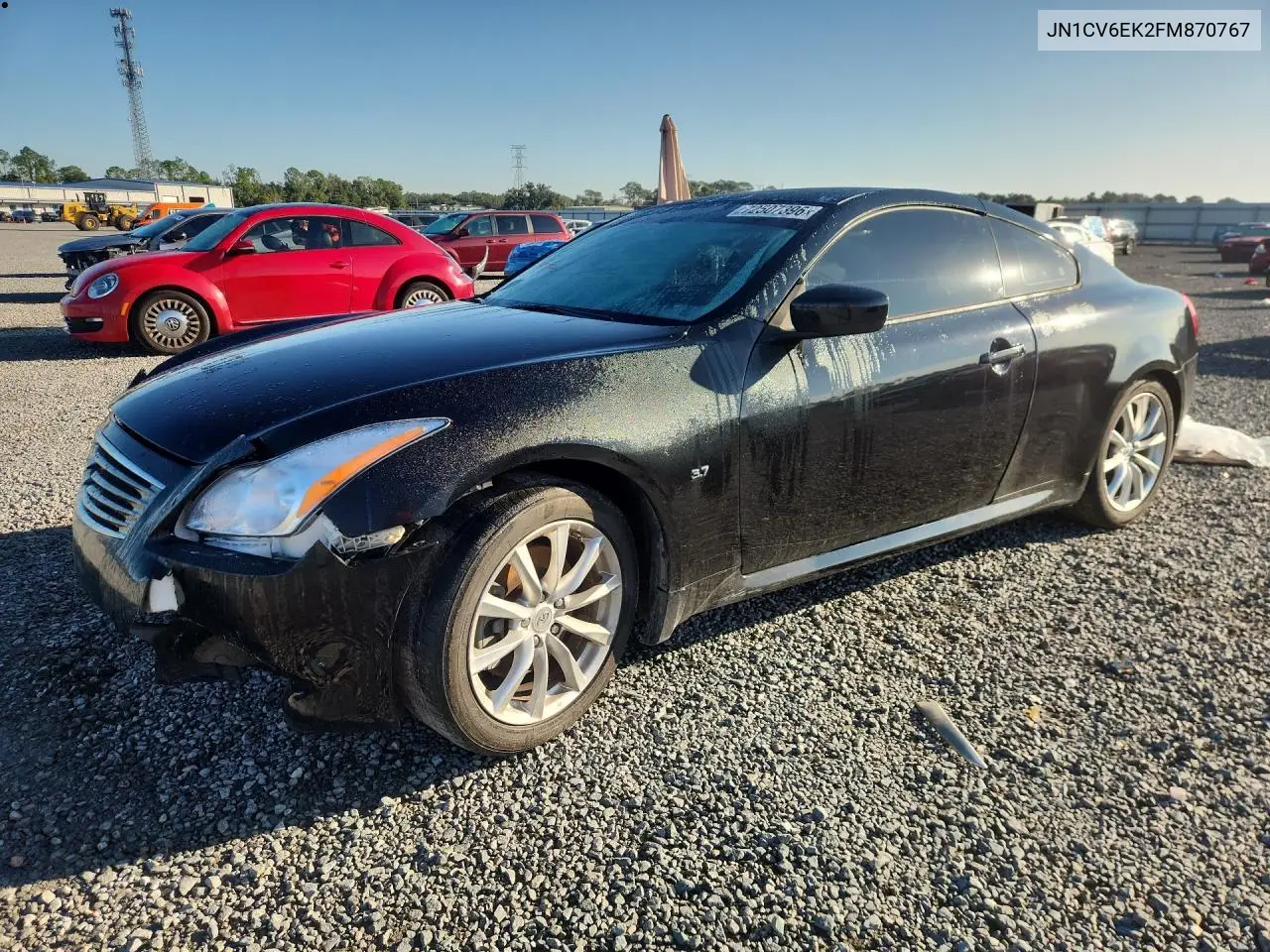 INFINITI Q60 2015, VIN JN1CV6EK2FM870767