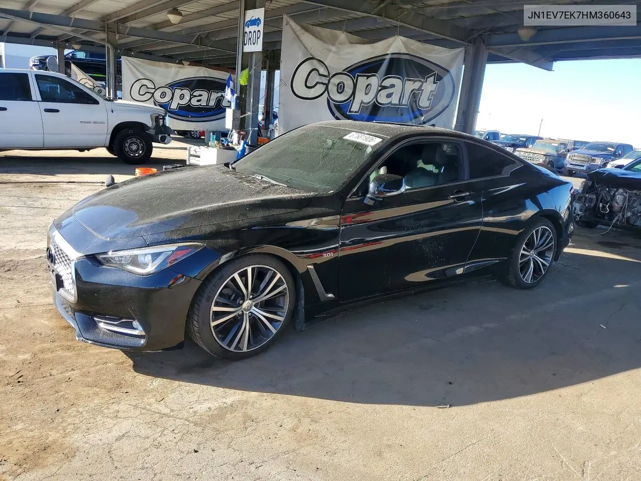 INFINITI Q60 2017, VIN JN1EV7EK7HM360643