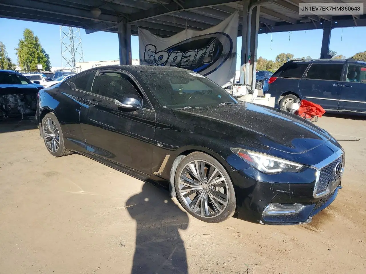 2017 INFINITI Q60 VIN JN1EV7EK7HM360643 — фото 4