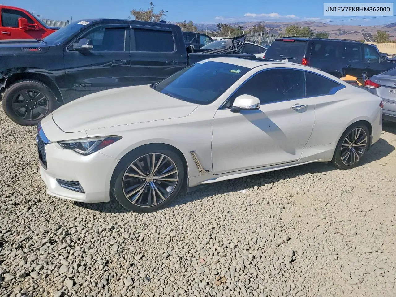 INFINITI Q60 2017, VIN JN1EV7EK8HM362000